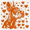 Artistic Great Dane In SVG - For Free Download, Commercial Use