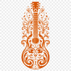 Free Artistic Guitar Clipart