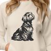 Creative Sitting Havanese In DXF - Commercial Use