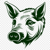 Free Artistic Hog Vector Craft File