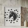 Horse Vector Drawing In PNG & SVG - Free Digital Download