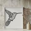 Stunning Hummingbird - SVG For Commercial Use