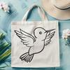 Stunning Flying Bird SVG