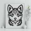 Beautiful Husky In SVG, PNG, PDF And DXF File Formats - Free