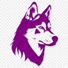 Unique Husky Vector Illustration