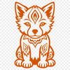 Sitting Husky PNG