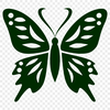 Butterfly In PDF Format - Free Commercial Use License