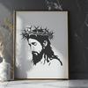 Unique Jesus Digital Artwork SVG - Free Download