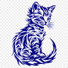 Sitting Kitten Printable Image - PNG Free Download