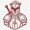 Free Artistic Knight - Free PNG Download, Commercial Use