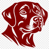 Beautiful Labrador Retriever Decal