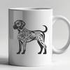 Standing Labrador Retriever DXF - Vector Craft File For Commercial Use