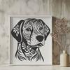 Ornate Labrador Retriever In PDF & PNG