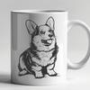 Corgi Digital Drawing In PNG & SVG - Free Digital Download