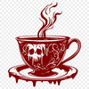 Free Unique Coffee Cup Image SVG - Commercial Use