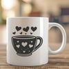 Creative Coffee Drawing - Free DXF Download