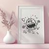 Cute Monster In DXF - Free Digital Download