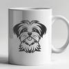 Stunning Morkie In DXF Format