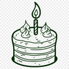 Beautiful Birthday Cake In DXF For Free Download