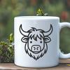 Artistic Cow - Glowforge PNG