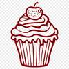 Stunning Cupcake - SVG For Commercial Use