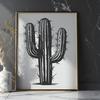 Unique Cactus Digital Drawing PNG - Free Download