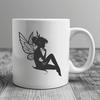 Beautiful Fairy In DXF Format - Free Download