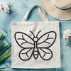 Beautiful Butterfly Stencil - Free DXF