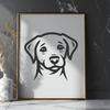 Creative Labrador Retriever In PDF & PNG