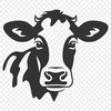 Cow Stencil In DXF File Format For Free Download