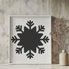 Unique Snowflake Silhouette