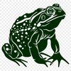 Artistic Toad Vector Illustration