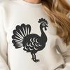 Artistic Turkey In SVG, PNG, PDF And DXF File Formats - Free