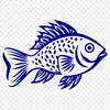 Beautiful Fish Image - Free DXF