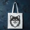 Artistic Pomeranian In DXF Free Commercial Use Download