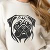 Free Pug In SVG & PNG