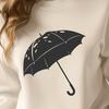 Waterproof Umbrella Design Vector Graphic A compact umbrella with a sturdy handle and waterproof fabric, designed as a digital vector graphic.