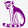 Creative Lemur Digital Art - Free SVG