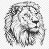 Stunning Lion In PDF Format - Free Download