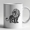 Stunning Lion In SVG Free Commercial Use Download