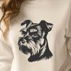 Stunning Miniature Schnauzer Decal