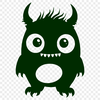 Free Cute Monster - Free PNG Download, Commercial Use