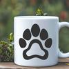 Unique Paw Print Artwork - Free DXF