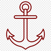 Anchor Decal In SVG, PNG, PDF And DXF Formats