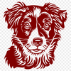 Stunning Australian Shepherd PNG - For Laser Engraver Project