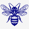 Beautiful Bee In DXF Format - Free Download