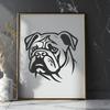 Stunning Bulldog Illustration