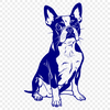 Free Dog Digital Drawing In SVG For Free Download