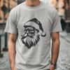 Artistic Father Christmas In SVG, PNG, PDF And DXF File Formats - Free