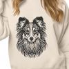 Creative Shetland Sheepdog DXF